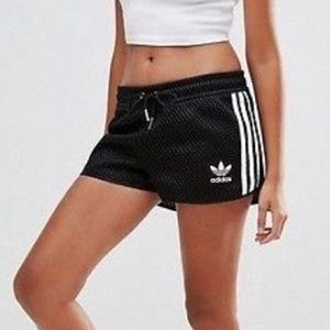 adidas originals black mesh shorts